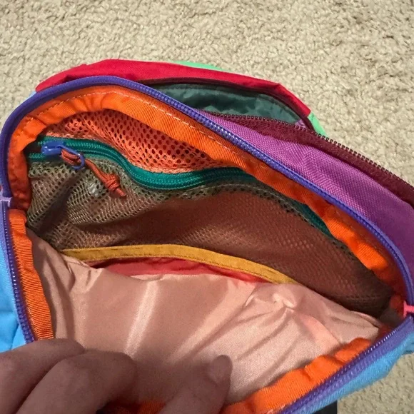 Cotopaxi Allpa 20L Backpack in Blue, Green, and Red - Picture 2 of 6